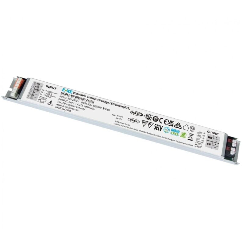 Ledkia - Bloc d'Alimentation boke Dimmable dali/push cct 24V dc 150W 6.25A BK-DWV150 150 w