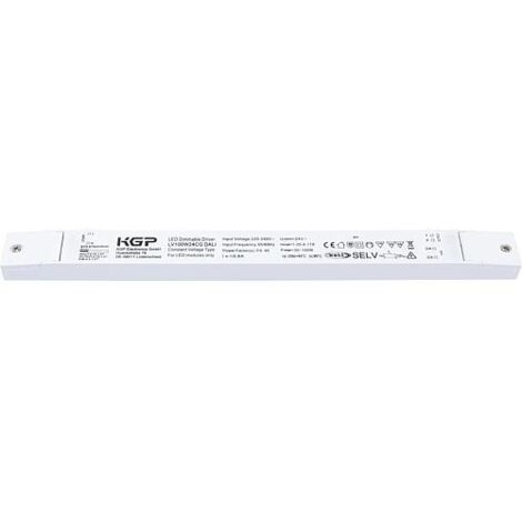 Bloc d'alimentation LED CV 24V DC 30-100W 1,25-4,17A graduable DALI-2 IP20 linéaire