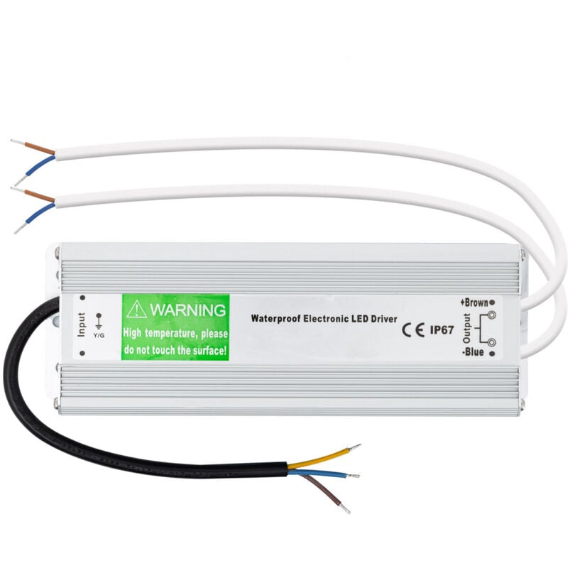 Ledkia - Bloc d'Alimentation Étanche 12V dc 150W 12.5A IP67