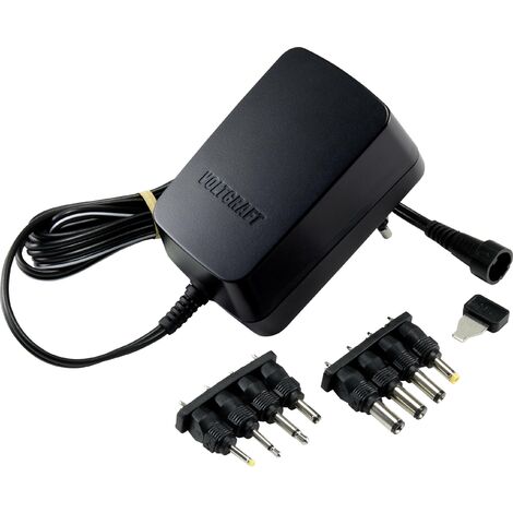 Bloc d'alimentation réglable VOLTCRAFT VC-11258710 3 V/DC, 4.5 V/DC, 5 V/DC, 6 V/DC, 7.5 V/DC, 9 V/D