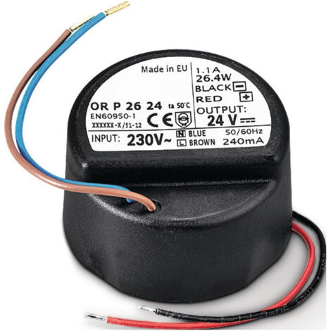 Bloc d'alimentation système de contrôle d'accès NT 1.1 A-24 V UP noir bloc d'alimentation encastré