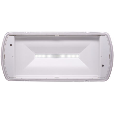 bloc d'ambiance étanche - baes sati - uniled 2-400 es - 360lms - ip65/ik10 - luminox 10767