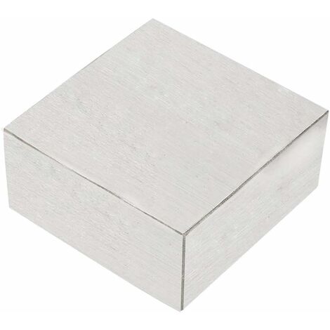 Bloc de Banc en Acier de métal de 6.3 6.3 3cm, Outil carré d'enclume en métal, Bloc Solide de Banc pour la Fabrication de Bijoux Lefou