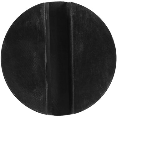 Bloc de caoutchouc cylindrique 65x33mm pour trémie, bac de stockage et vérin - Durable