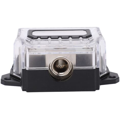 Bloc de Distribution Alimentation Audio Voiture, Entrée 0 Gauge / Sorties 4 x 4 Gauge, Bloc de Mise à la Terre, Alliage de Zinc