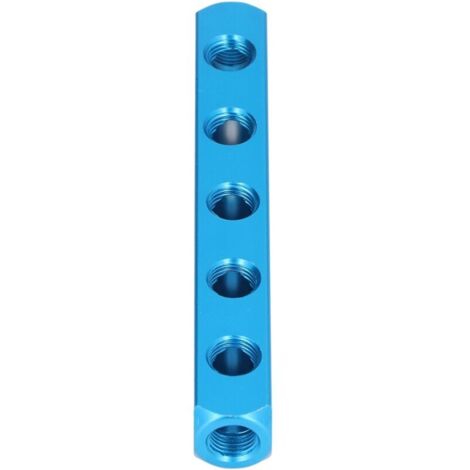 Bloc de distribution d'air en aluminium pour équipements d'automation - Bloc séparateur pneumatique AL-5