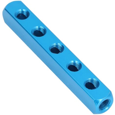 Bloc de distribution d'air en aluminium pour équipements d'automation - Bloc séparateur pneumatique AL-5