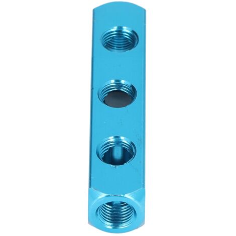 Bloc de distribution d'air en aluminium pour équipements d'automatisation - Bloc collecteur pneumatique AL-3