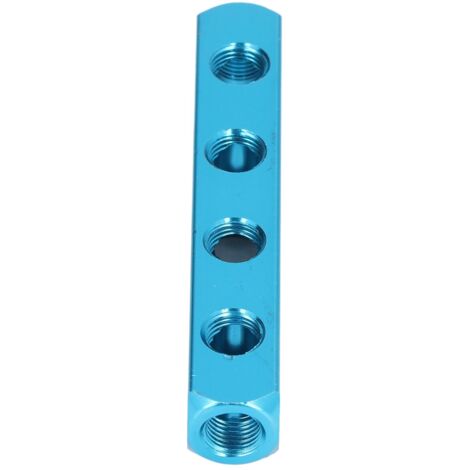 Bloc de distribution d'air en aluminium pour équipements d'automatisation, collecteur pneumatique AL-4