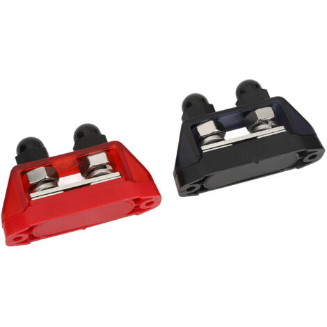 Bloc de distribution d'alimentation 48V M10 pour camping-car et bateau, 2 connecteurs de barre omnibus pour modification électrique automobile
