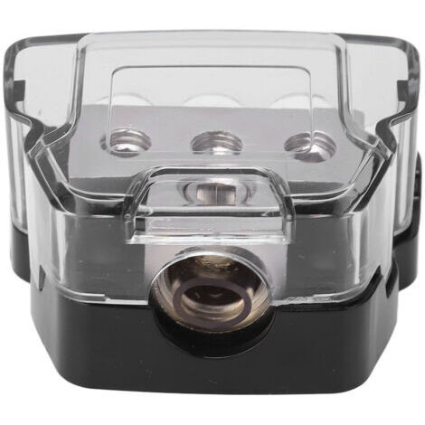 Bloc de distribution d'alimentation à 3 voies avec masse, répartiteur audio, entrée 0 AWG, 4 sorties, universel pour voiture