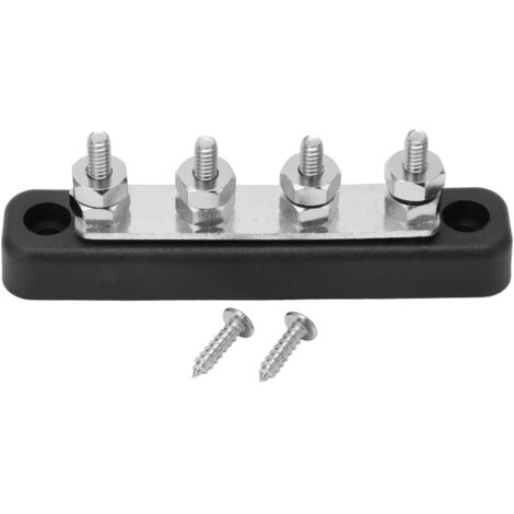 Bloc de Distribution d'Énergie Barre Omnibus 150A DC 48V Ignifuge Anticorrosion 3/16 de Pouce