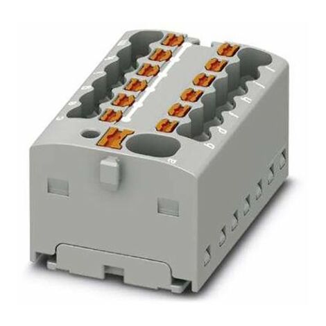 Bloc de distribution Phoenix Contact 13 voies, section de fils 2,5 mm², 17.5A, 450 V ( Prix pour Paquet de 20 )