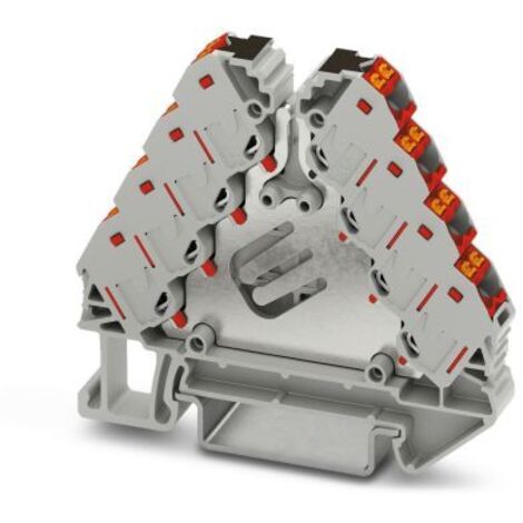 Bloc de distribution Phoenix Contact 16 voies, raccordement Enfichable, section de fils 26 14 AWG (solide, ( Prix pour Sachet de 5 )