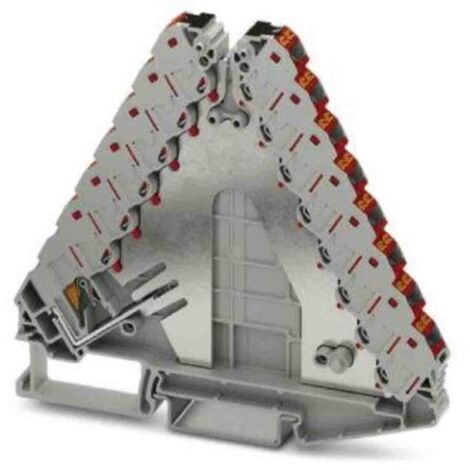 Bloc de distribution Phoenix Contact 29 voies, raccordement Enfichable, section de fils 14 26 AWG, 17.5A, 250 V ( Prix pour Paquet de 10 )
