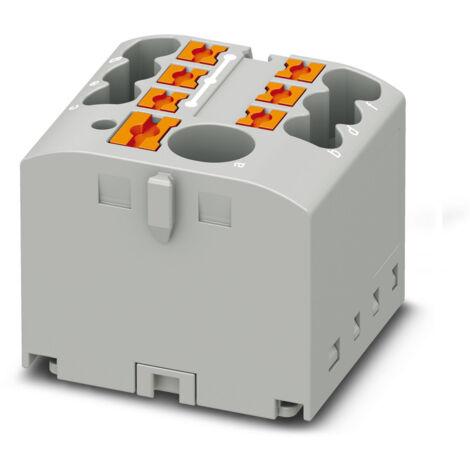 Bloc de distribution PHOENIX CONTACT, 3273330, PTFIX 6/6X2,5 GY