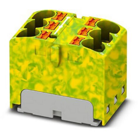 Bloc de distribution Phoenix Contact 6 voies, section de fils 24  10 AWG, 32A, 450 V ( Prix pour Paquet de 10 )