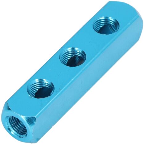 Bloc de distribution pneumatique en aluminium pour systèmes automatisés - Collecteur d'air AL-3