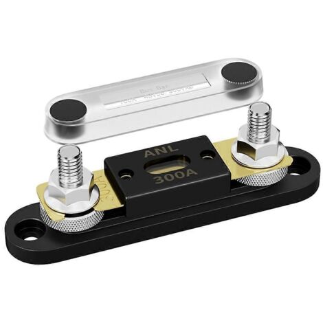 Bloc de fusibles 300 A avec fusible 300 A pour camions, automobiles et bateaux (photo couleur)