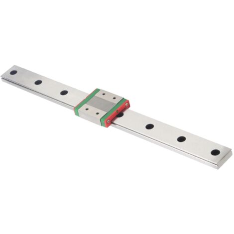 Bloc de glissement élargi pour rail linéaire MGW12C-300-1R, guidage à billes haute dureté pour machines-outils