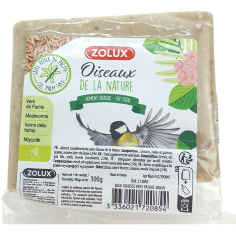 Vers de farine séchés - Poules, oiseaux et NAC 500g, vente au meilleur prix