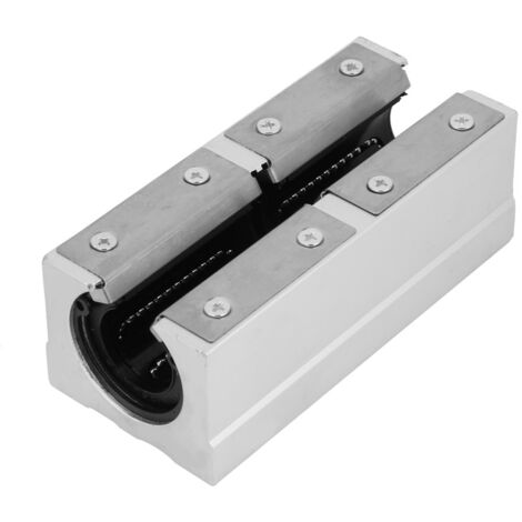 Bloc de guidage linéaire ouvert SBR25UU en aluminium 25mm pour mouvement précis
