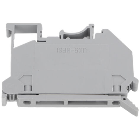 Bloc de jonction 50 unités 6.3A 800V, bornes de terre ignifuges 4mm² pour rail DIN électrique