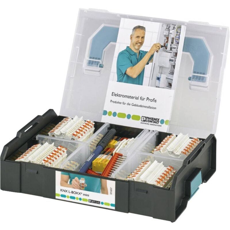 Bloc de jonction à 2 étages Phoenix Contact knx Sortimo® l-boxx mini 1180883 0.14 mm² 1.5 mm² blanc 1 set
