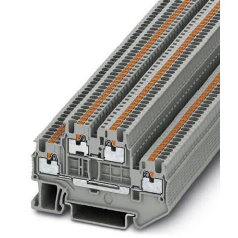Bloc de jonction à 2 étages Phoenix Contact PTTB 1,5/S 3208511 gris 50 pc(s) S61672