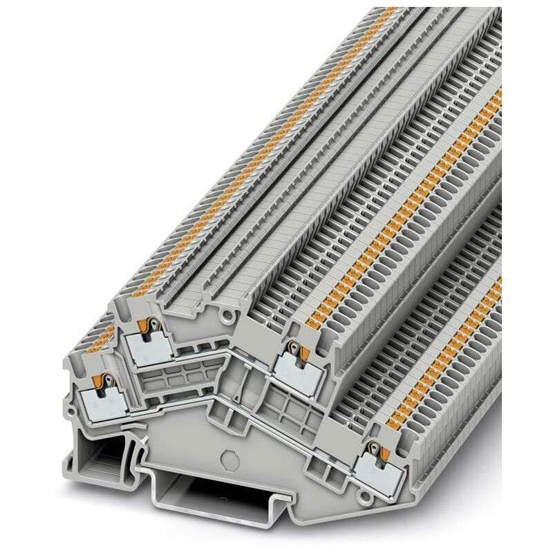 Bloc de jonction à 2 étages Phoenix Contact pttbs 1,5/S 3214657 gris 50 pc(s) S61258