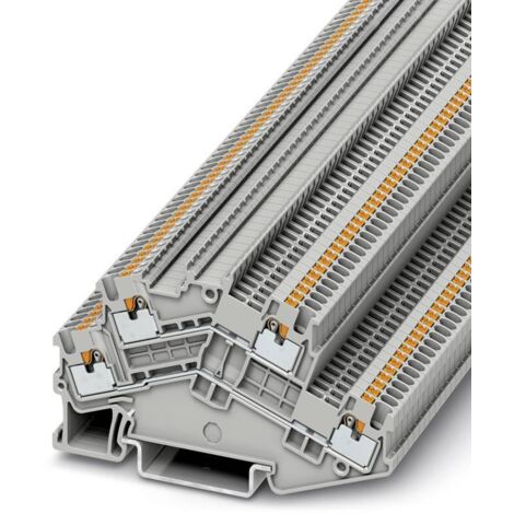 Bloc de jonction à 2 étages Phoenix Contact PTTBS 1,5/S 3214657 gris 50 pc(s) S61258