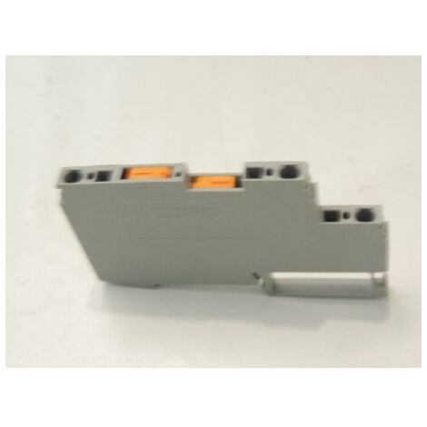Bloc de jonction à couteau de sectionnement gris pour fil souple 2.5mm² raccord ressort ZDMTK 2,5-TWIN PHOENIX CONTACT 3005808
