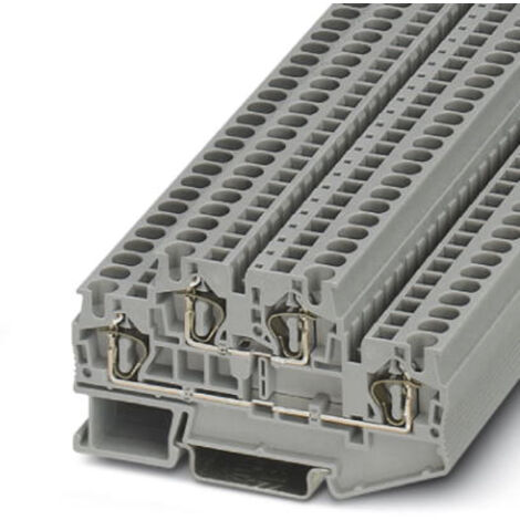 Bloc de jonction à deux étages Phoenix Contact STTB 4, 0.08 6mm², Gris ( Prix pour 1 )