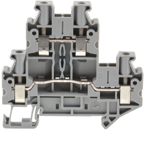 Bloc de jonction à deux étages Phoenix Contact UTTB Clipline, 0.14  6mm², A visser, Gris ( Prix pour Paquet de 5 )
