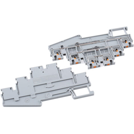 Bloc de jonction à étages Phoenix Contact PT 1.5/S-3L BU, 0.14 1.5mm², Enfichable, Gris ( Prix pour Paquet de 5 )