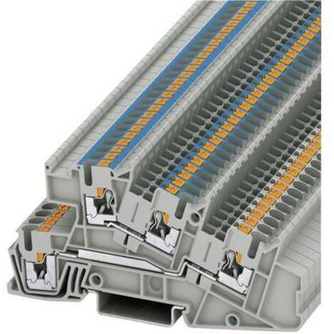 Bloc de jonction à étages pour installations Contenu: 1 pc(s) Phoenix Contact PTI 2,5-L/N 3213954 D18002