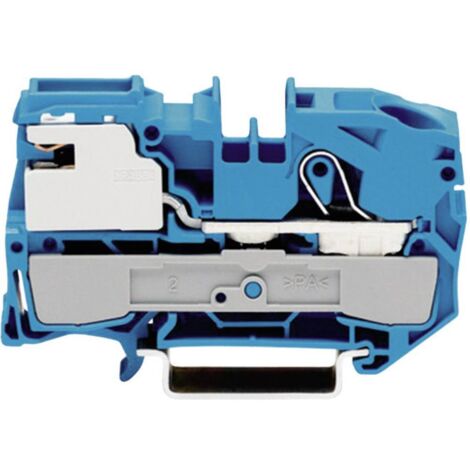 Bloc de jonction à fonction WAGO 2016-7114 12 mm ressort de traction Affectation: N bleu 1 pc(s)