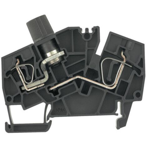 Bloc de jonction à fusible Weidmüller ZSI 2.5-2/2X2AN/G20 1826050000-1 noir 1 pc(s) D11257