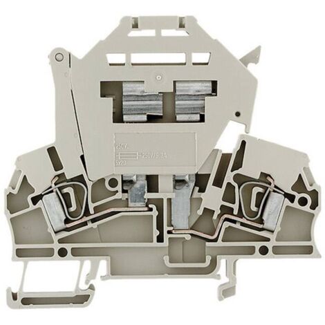 Bloc de jonction à fusible Weidmüller ZSI 2.5/LD 250AC 1616410000-1 beige foncé 1 pc(s) D11271
