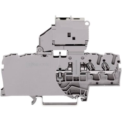 Bloc de jonction à fusibles WAGO 2002-1811 6.20 mm ressort de traction Affectation: L gris 1 pc(s)