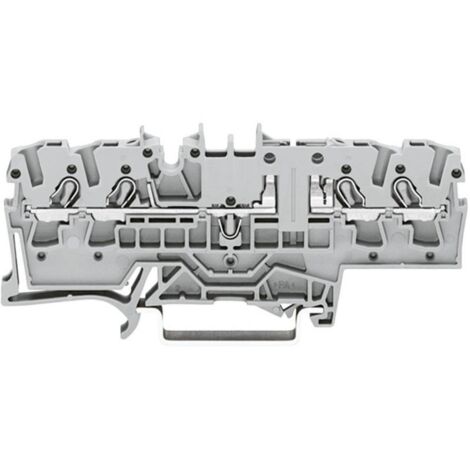 Bloc de jonction à fusibles WAGO 2002-1881 5.20 mm ressort de traction Affectation: L gris 1 pc(s)