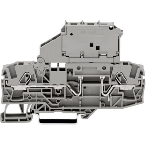 Bloc de jonction à fusibles WAGO 2006-1621 7.50 mm ressort de traction Affectation: L gris 1 pc(s)