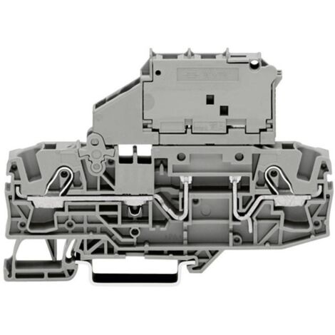Bloc de jonction à fusibles WAGO 2006-1631 7.50 mm ressort de traction Affectation: L gris 1 pc(s)