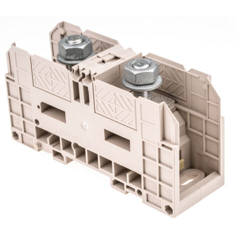 Bloc de jonction à goujon Weidmuller WFF, 120mm², Boulon, Marron ( Prix pour 1 )