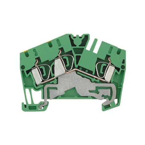 bloc de jonction - a ressort - 4 mm2 - vert - weidmuller 1770390000