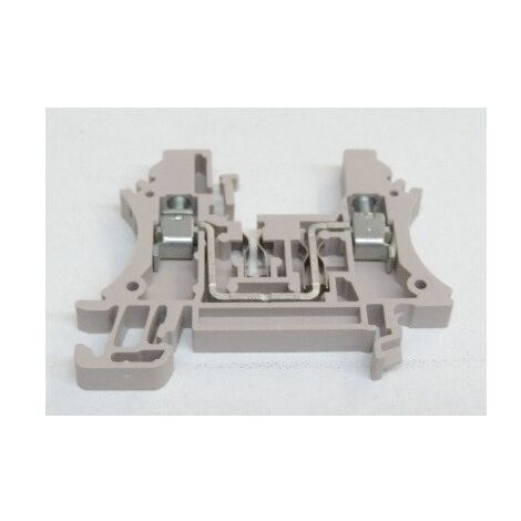 Bloc de jonction avec composant Raccordement vissé 4 mm² 250 V 32 A TS 35 Beige fonc WEIDMULLER 1036000000