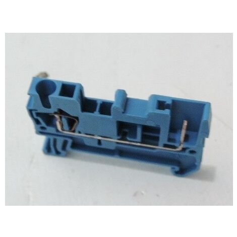 Bloc de jonction bleu borne à ressort pour fil 2.5mm² circuit neutre ST 2.5/ 1P BU PHOENIX CONTACT 3040656