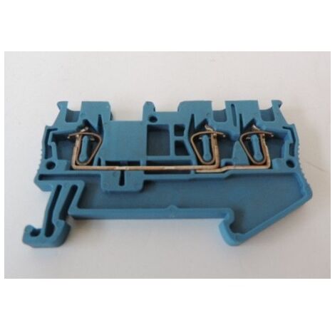 Bloc de Jonction bleu Simple pour fil souple 1.5mm² à Ressort pour Rail DIN ST 1,5-Twin BU PHOENIX CONTACT 3031131