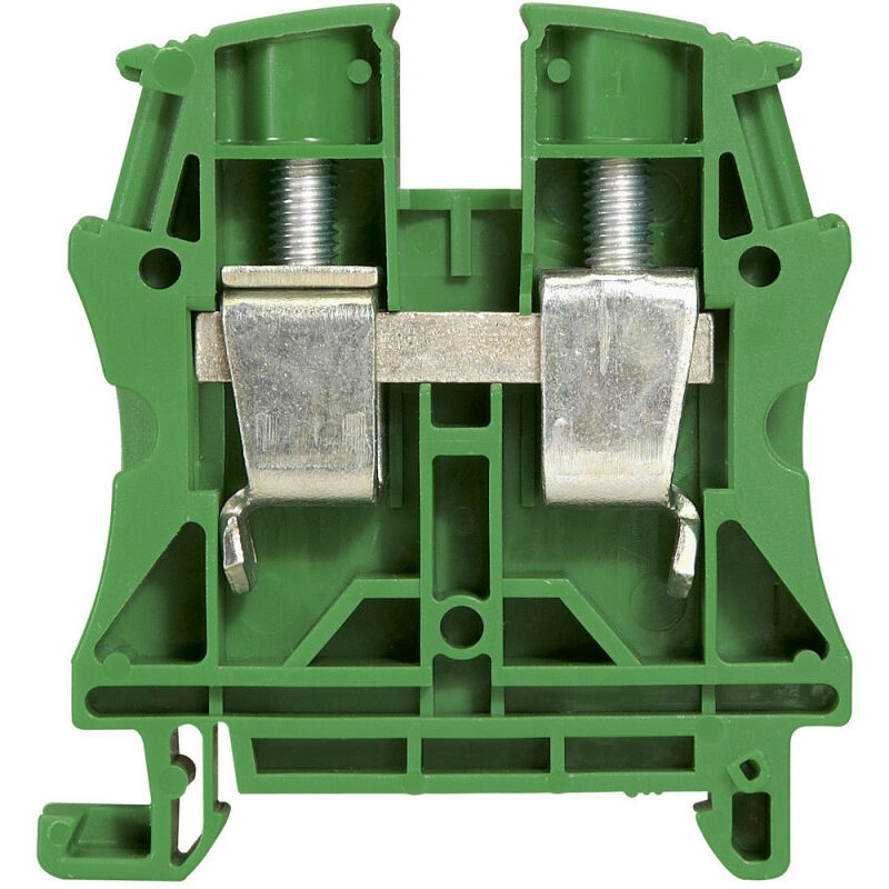 Legrand - Bloc de jonction de passage à vis Viking3 avec 1 jonction 1 entrée 1 sortie section 35mm2 pas 15mm vert (037199)