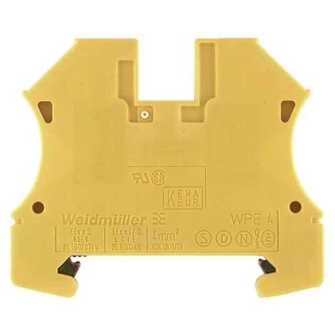 BLOC DE JONCTION DE PROTECTION CONTENU: 100 PC(S) PC(S) WEIDMÜLLER WPE 4 1010100000